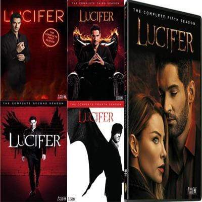 Lucifer TV Series Seasons 1-5 DVD Set – Blaze DVDs