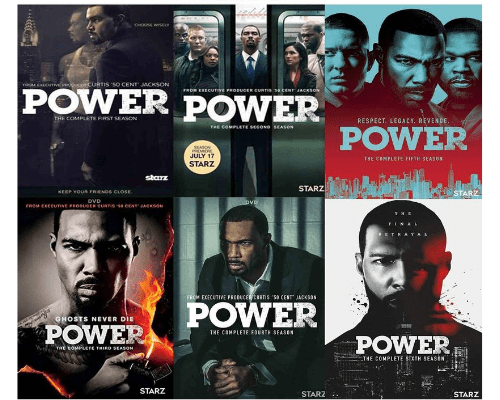 Power TV Series Seasons 1-6 DVD Set