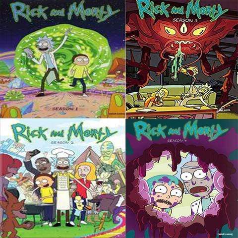 Rick Sanchez Rick And Morty Rick And Morty TV Series Seasons 1-4