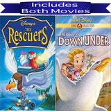 Walt Disney's The Rescuers & The Rescuers Down Under DVD Set 2 Movie Collection Walt Disney DVDs & Blu-ray Discs > DVDs