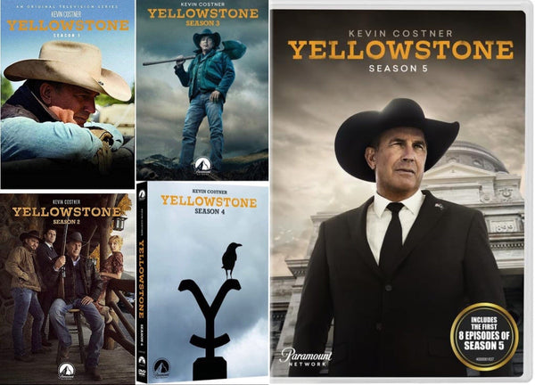 Yellowstone Season 1-5 DVD – Blaze DVDs