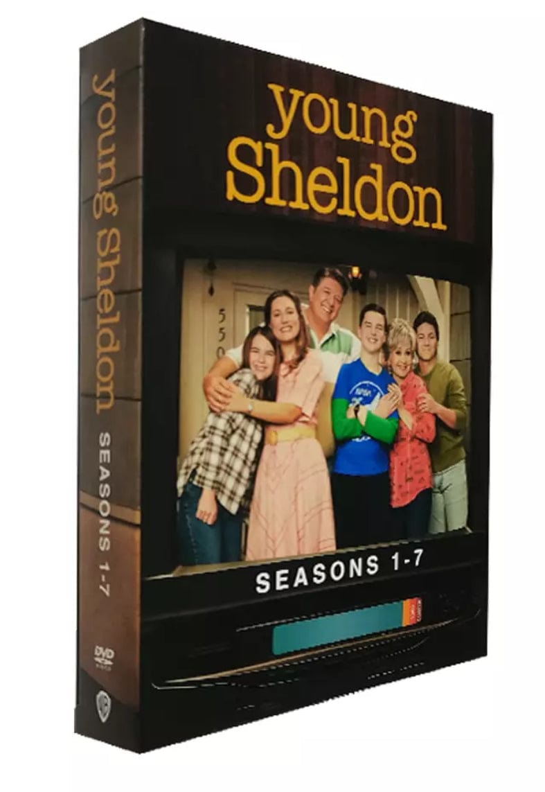 Young Sheldon Seasons 1-7 DVD Set Warner Brothers DVDs & Blu-ray Discs