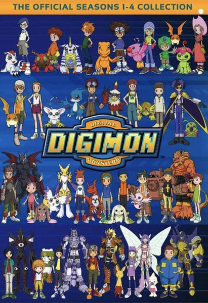 monsters tv series dvd Digimon Collection Seasons 1-4