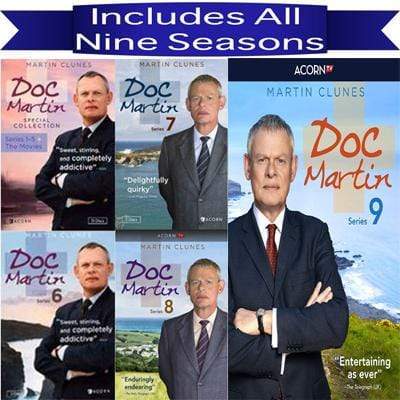 Doc Martin TV Series Seasons 1-9 DVD Set Acorn Media DVDs & Blu-ray Discs > DVDs