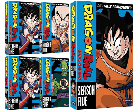Dragon Ball Tv Series Seasons 1-5 DVD Set Funimation DVDs & Blu-ray Discs