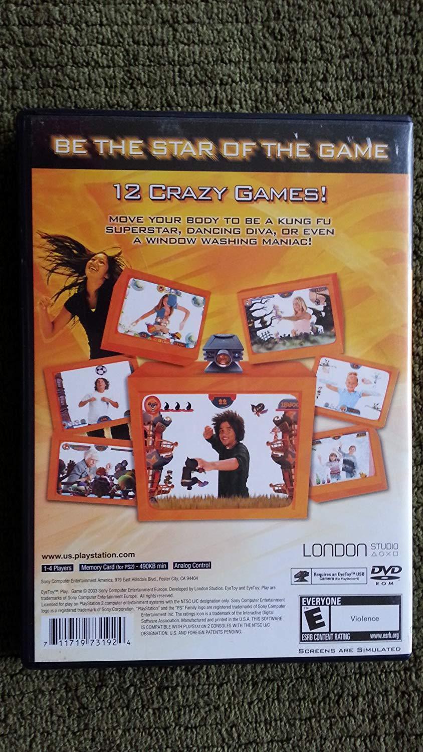 Eye Toy: PLAY on Playstation 2 Blaze DVDs