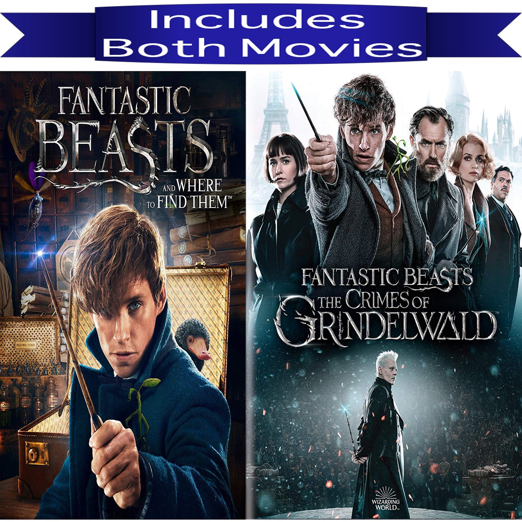 ちょこ FANTASTICS Blu-ray Fantastic Beasts 1 & 2 Movies DVD Set – Blaze DVDs
