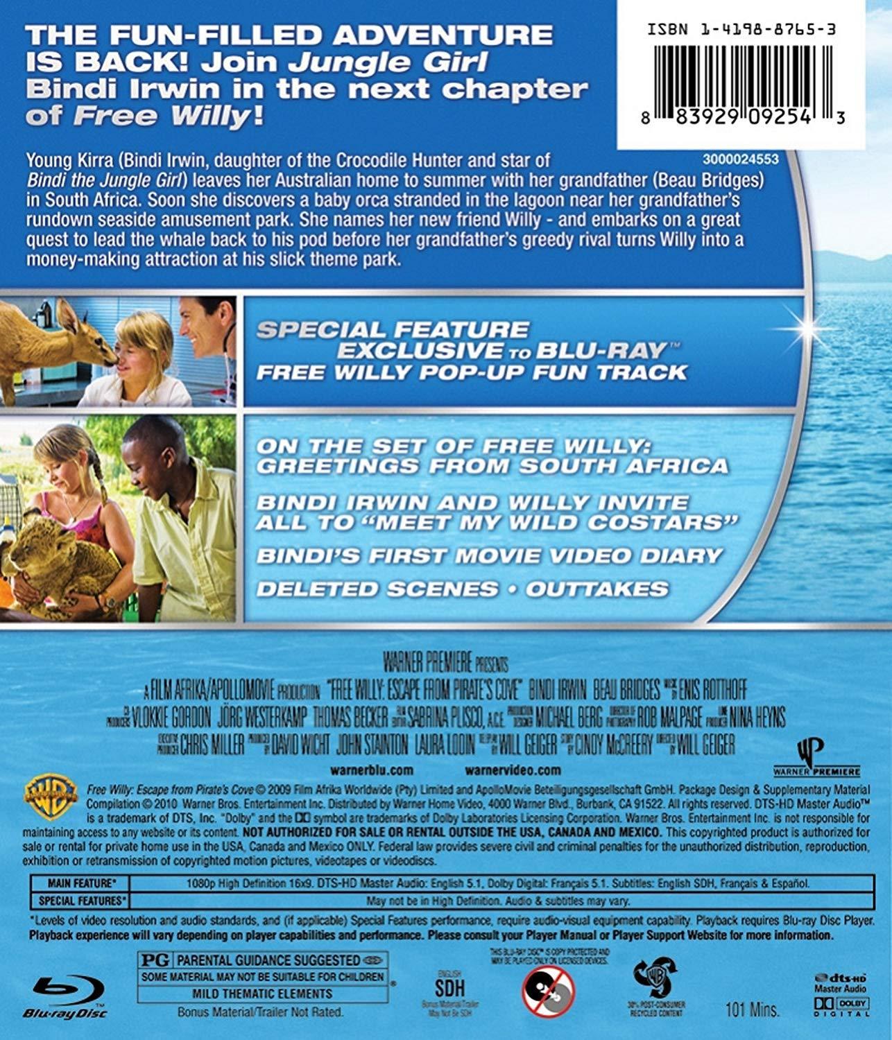 Free Willy: Escape from Pirate's Cove on Blu-Ray – Blaze DVDs