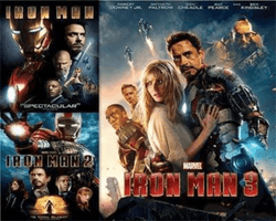 Iron Man Trilogy DVD Set Includes all 3 Movies