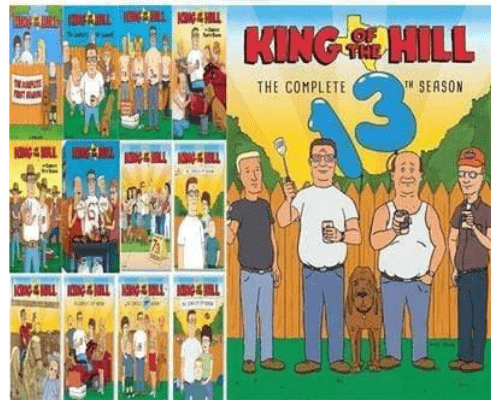 KING OF THE HILL DVD Box Set Lot - Seasons 2, 4 & 6- Comedy Cartoon Hank  Hill