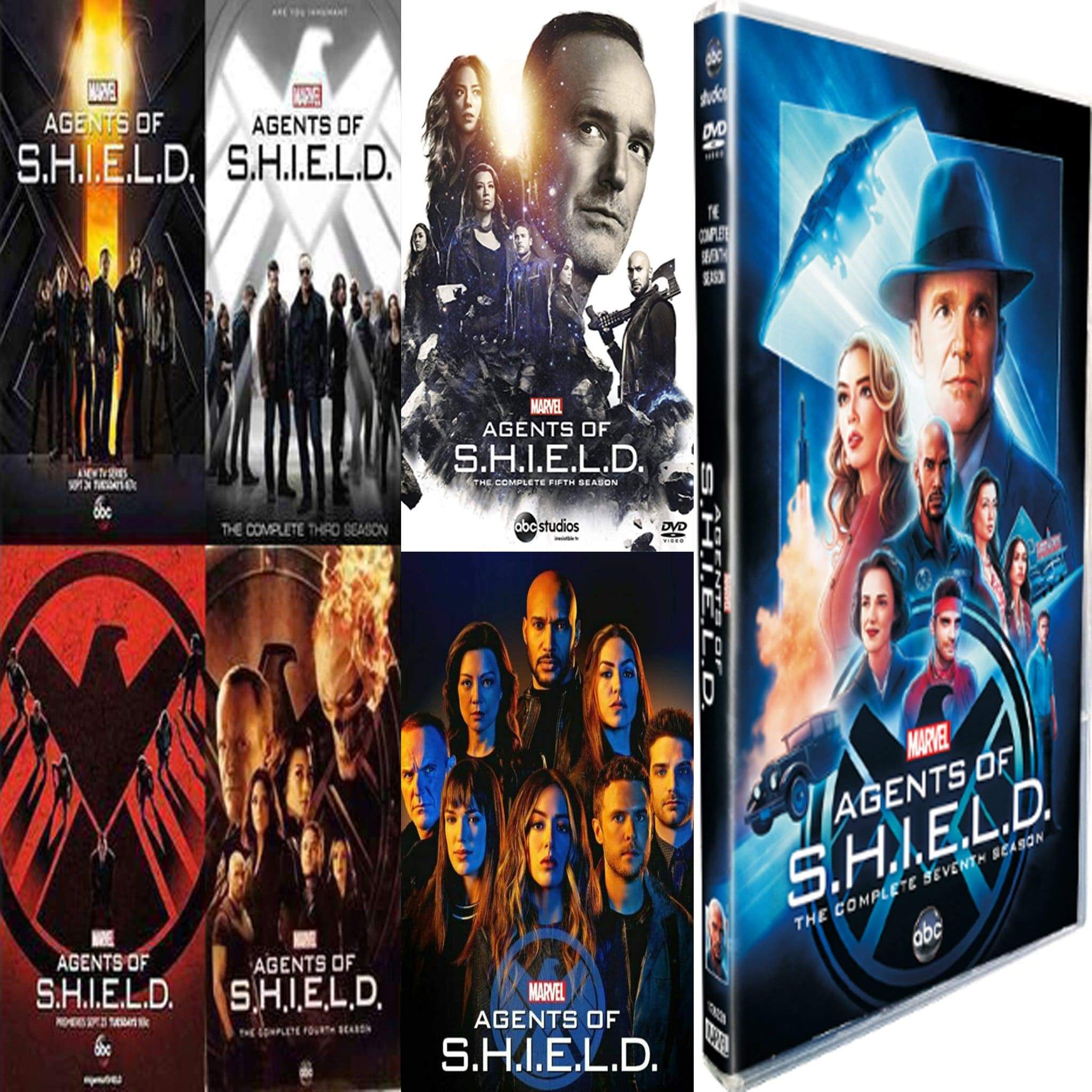 Marvel's Agents of Shield TV Series Seasons 1-7 DVD Set – Blaze DVDs