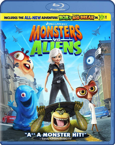 Monsters vs. Aliens on Blu-Ray Blaze DVDs DVDs & Blu-ray Discs > Blu-ray Discs