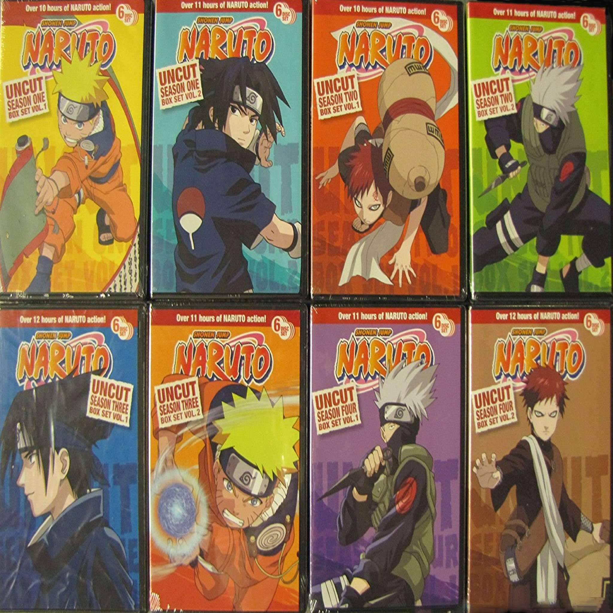 Dvd box naruto volume 8 5 disco