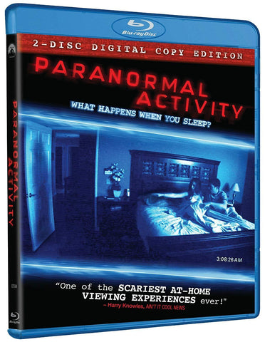 Paranormal Activity on Blu-Ray Blaze DVDs