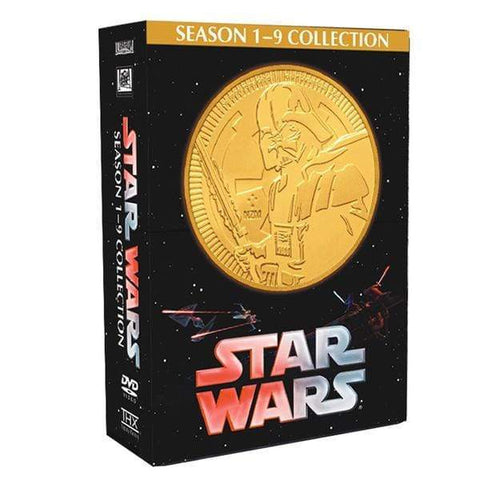 Star Wars DVD Complete 9 Movie (Episodes I-IX) Box Blaze DVDs