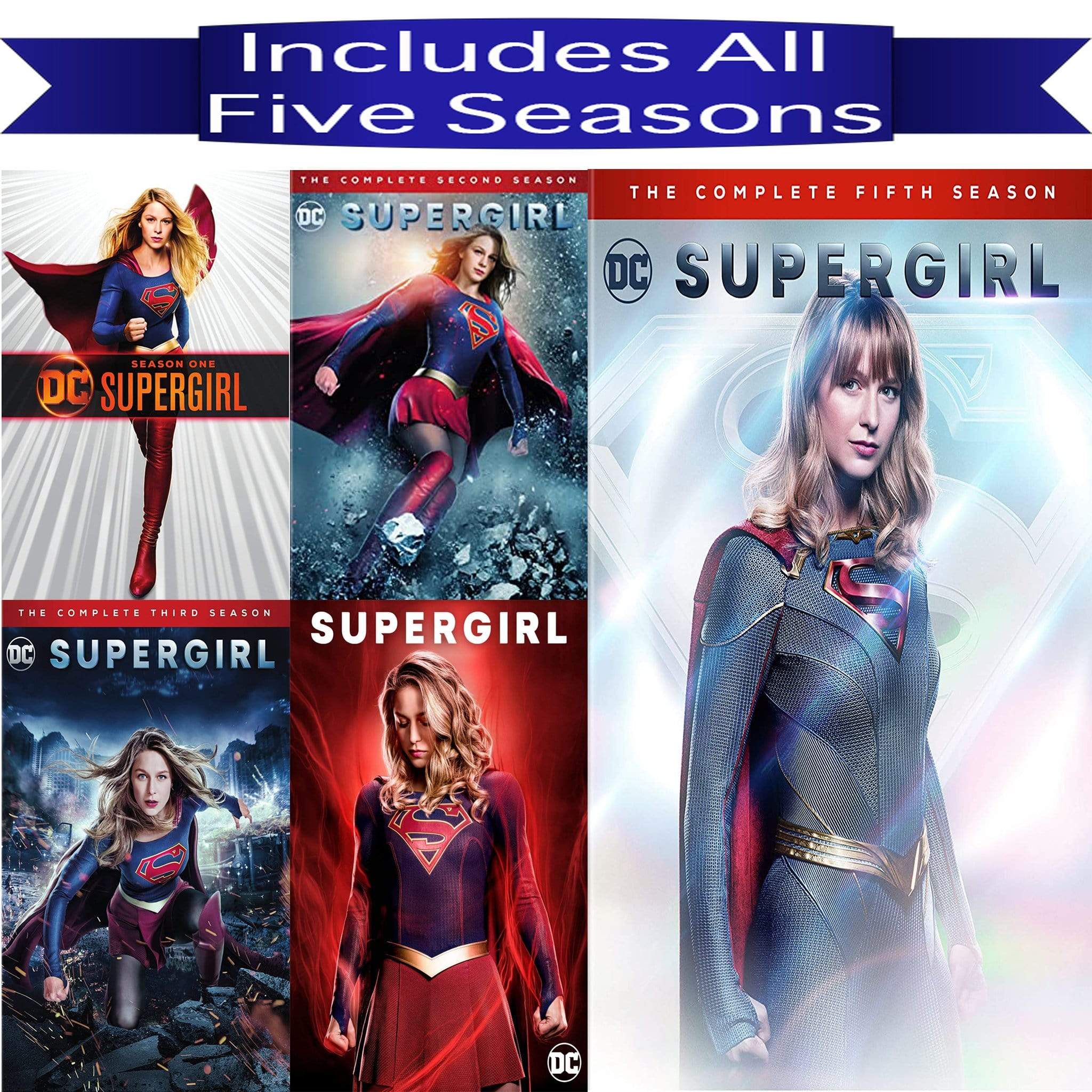 Supergirl TV Series Seasons 1-5 DVD Set – Blaze DVDs