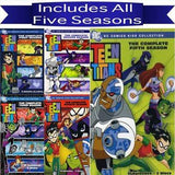 Teen Titans DVD Seasons 1-5 Set Warner Brothers DVDs & Blu-ray Discs