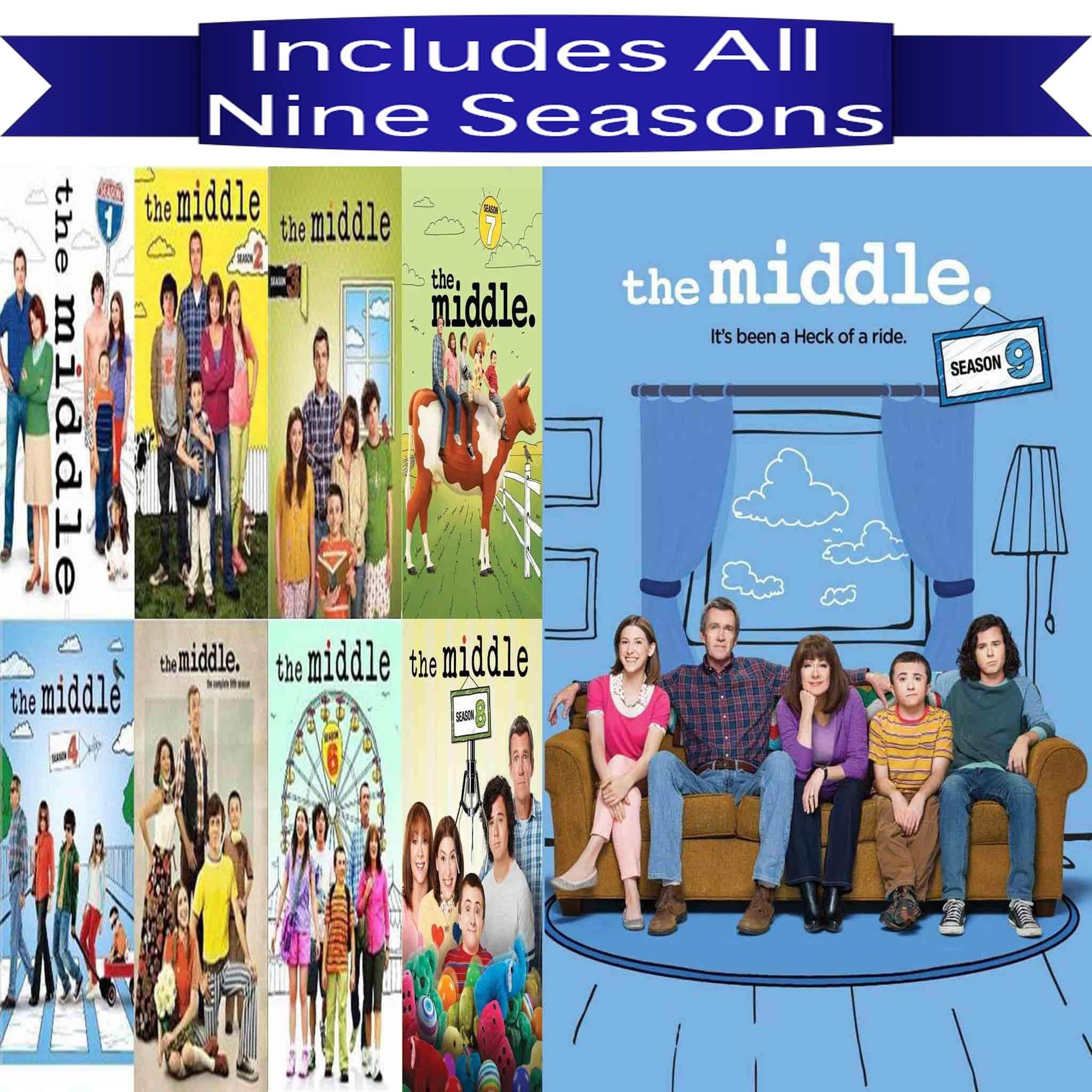 The Middle TV Series Seasons 1-9 DVD Set Warner Brothers DVDs & Blu-ray Discs > DVDs