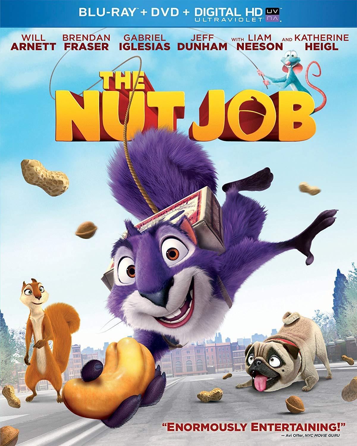 The Nut Job on Blu-Ray Blaze DVDs