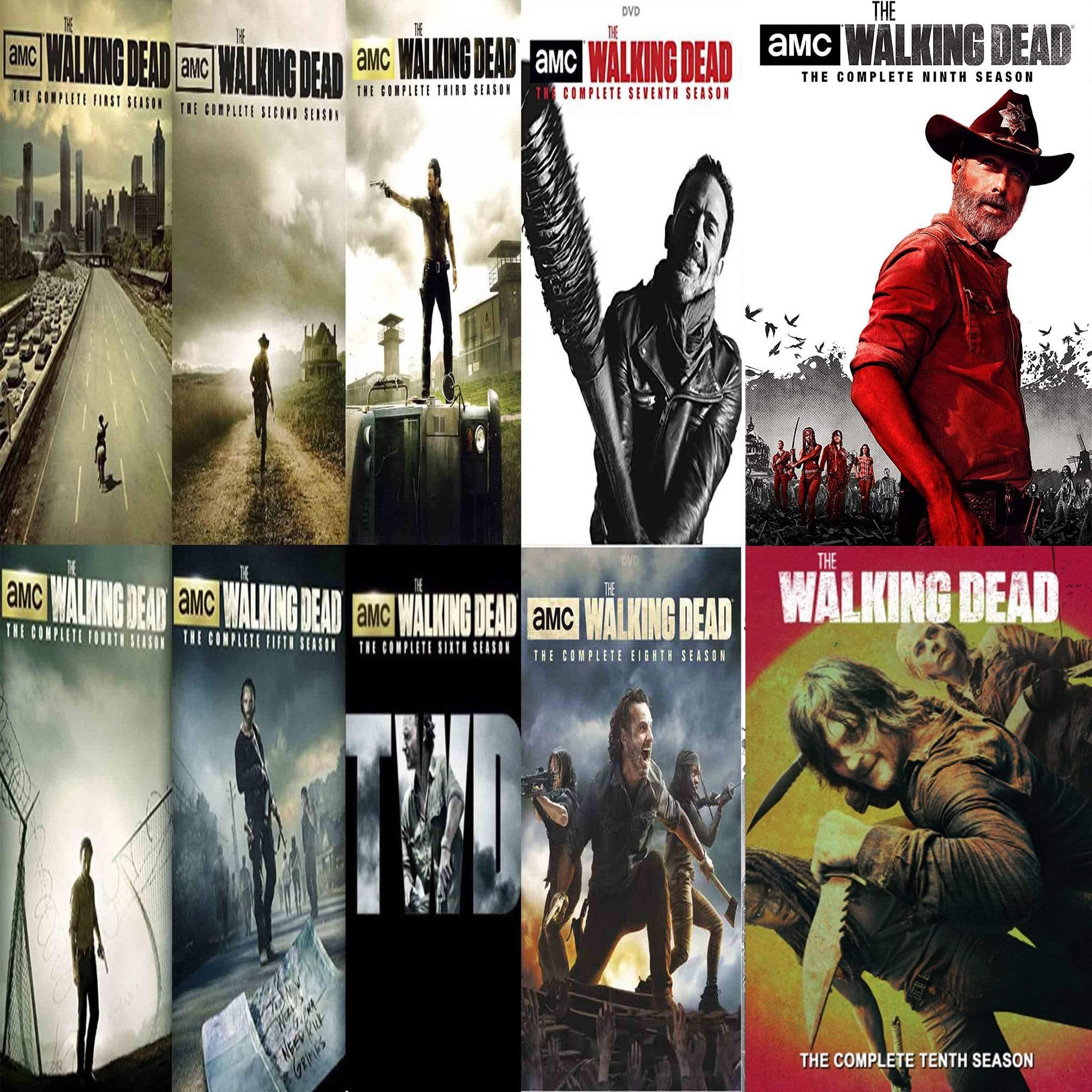 The Walking Dead TV Series Seasons 1-10 DVD Set – Blaze DVDs