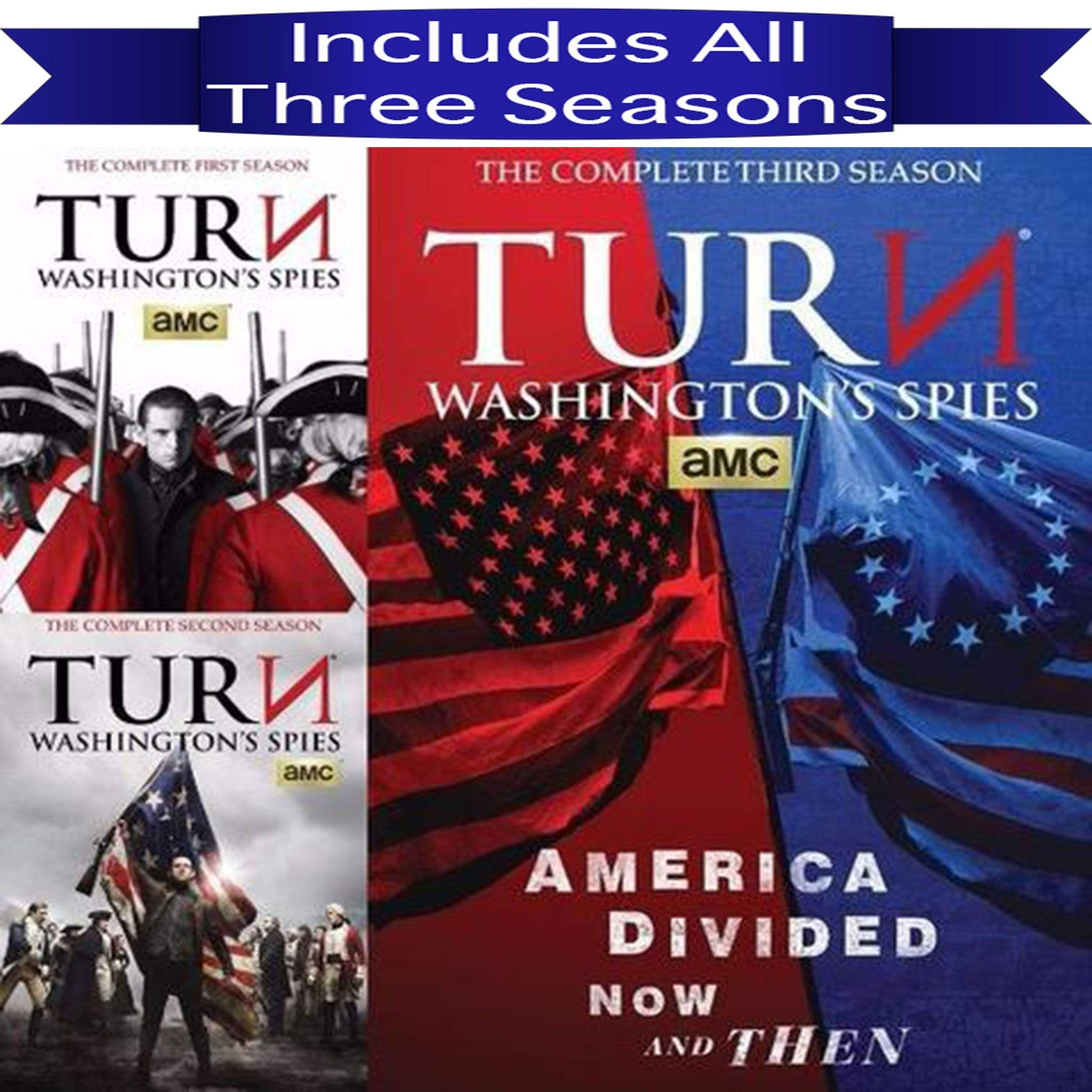 Turn Washington's Spies Season 1-3 (DVD) Anchor Bay Entertainment DVDs & Blu-ray Discs > DVDs