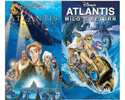 Walt Disney's Atlantis 1&2 DVD Set 2 Movie Collection