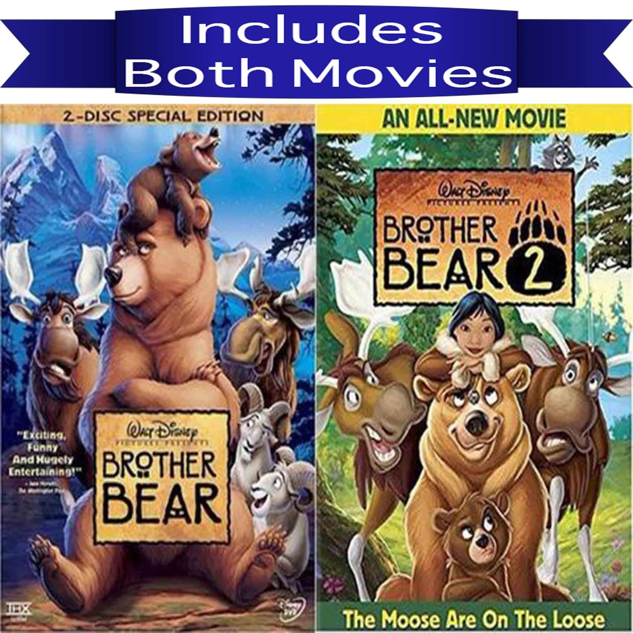 Walt Disney's Brother Bear 1&2 DVD Set 2 Movie Collection – Blaze DVDs