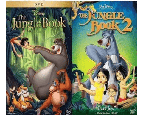 Walt Disney's Jungle Book 1&2 DVD Set 2 Movie Collection