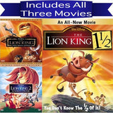 Walt Disney's Lion King Trilogy DVD Set 3 Movie Collection Walt Disney DVDs & Blu-ray Discs > DVDs