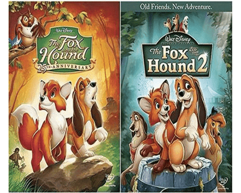 Walt Disney's The Fox and the Hound 1&2 DVD Set 2 Movie Collection